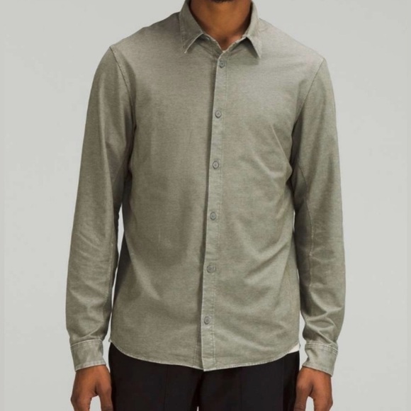 lululemon athletica Other - Men’s Lululemon Commission Long Sleeve button up shirt size M in sage green
